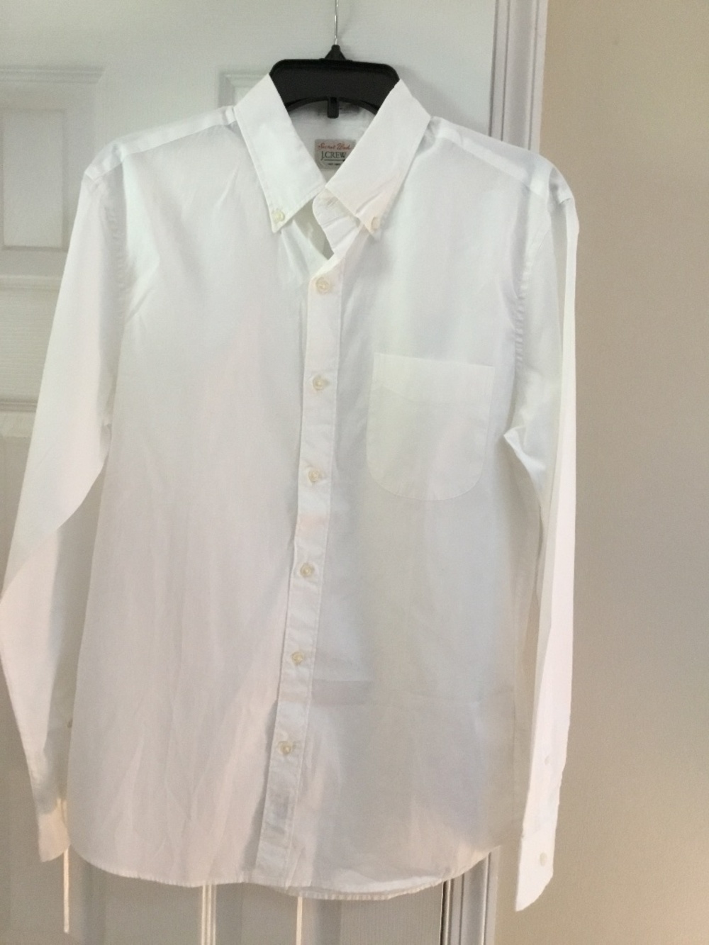 J crew white button down shirt